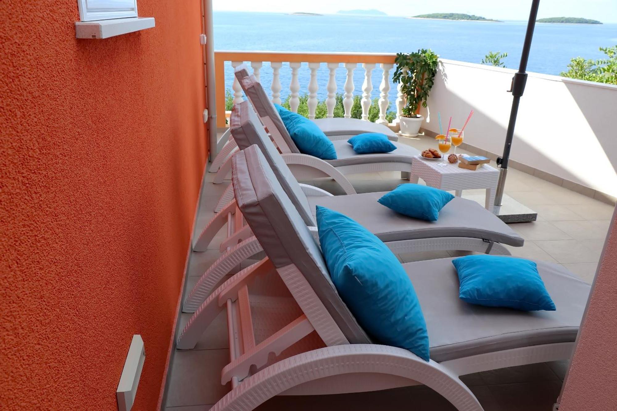 Holiday Home Adriatic View Prizba Rum bild